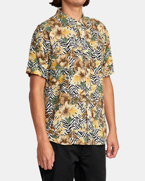 5 Cabana 2022 - Short Sleeve Shirt for Men Gray D1SHRFRVS2 RVCA