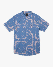rvca, Loom 2022 - Kurzärmliges Hemd für Männer, ROYAL (0528) Loom 2022 - Short Sleeve Shirt for Men D1SHRJRVS2