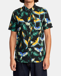 1 Pandemonium - Chemise manches courtes pour Homme Noir D1SHRLRVS2 RVCA
