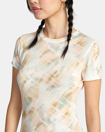 2 Linen Rover - Vestito con maniche ad aletta da Donna White D3DRRHRVS2 RVCA