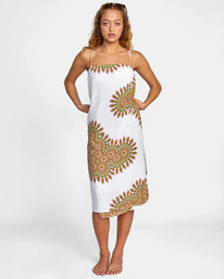 7 Serotonin - Beach Sarong for Women White D3DRRJRVS2 RVCA