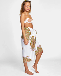 5 Serotonin - Beach Sarong for Women White D3DRRJRVS2 RVCA
