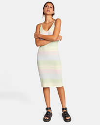 3 Wildfire - Midi Dress for Women Grey D3DRRLRVS2 RVCA