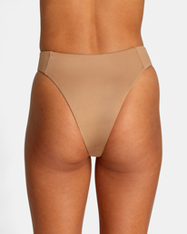 7 Solid - Cheeky Bikini Bottoms for Women Brown D3SBRWRVS2 RVCA