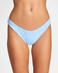 6 Wild Fleur - Bas de bikini coupe Medium pour Femme Bleu D3SBSBRVS2 RVCA