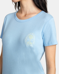 2 Palm Seal - T-Shirt for Women Blue D3SSRIRVS2 RVCA