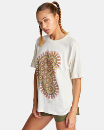 4 Serotonin - T-shirt pour Femme Blanc D3SSRMRVS2 RVCA