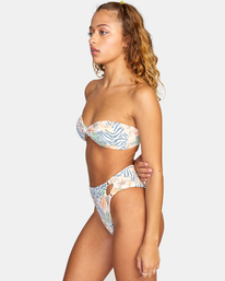 3 Bazaar - Bandeau Bikini Top for Women Grey D3STRDRVS2 RVCA