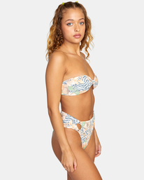 4 Bazaar - Bandeau Bikini Top for Women Grey D3STRDRVS2 RVCA