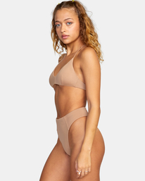 3 Haut de bikini pour Femmes Marron D3STRURVS2 RVCA