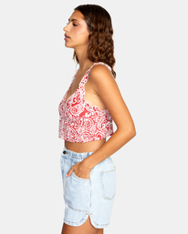 4 Sweetheart - Débardeur crop top pour Femme Rouge D3TPRERVS2 RVCA