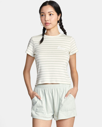 0 Seapoint - Sweat-Shorts für Frauen Grün D3WKRCRVS2 RVCA