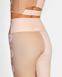 7 Linear Yang - Legging de sport taille haute pour Femme Rose D4PTWARVS2 RVCA