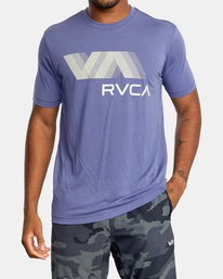0 VA RVCA Blur Short Sleeve Performance Tee  D4SSMDRVS2 RVCA