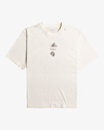 rvca, Benjamin Jeanjean Tiger Beach - T-Shirt for Women, VINTAGE WHITE (vwt) Benjamin Jeanjean Tiger Beach - T-Shirt for Women EVJZT00109