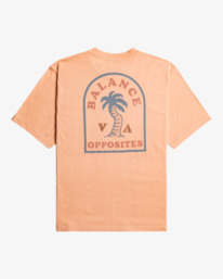 6 VA Palm - T-Shirt für Frauen Orange EVJZT00110 RVCA
