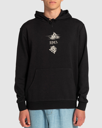 2 Benjamin Jeanjean Beach Tiger - Kapuzenpulli für Männer  EVYFT00104 RVCA