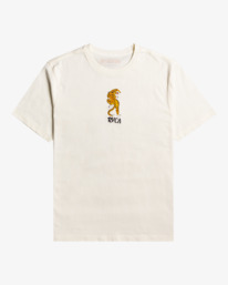 rvca, Nathan Pickering Lost Paradise Tiger - Maglietta da Uomo, ANTIQUE WHITE (anw) Nathan Pickering Lost Paradise Tiger - T-Shirt for Men EVYZT00106