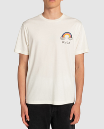 2 Andrew Pommier Rainbow Connection - Camiseta para Hombre Blanco EVYZT00108 RVCA