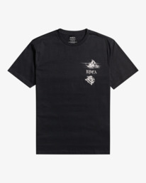 rvca, Benjamin Jeanjean Tiger Beach - T-Shirt for Men, BLACK (blk) Benjamin Jeanjean Tiger Beach - T-Shirt for Men EVYZT00110