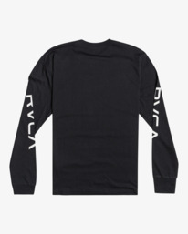 1 Big RVCA Sleeve - Long Sleeve T-Shirt for Men Black EVYZT00112 RVCA
