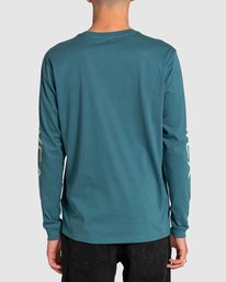 3 Big RVCA Sleeve - Longsleeve für Männer Blau EVYZT00112 RVCA