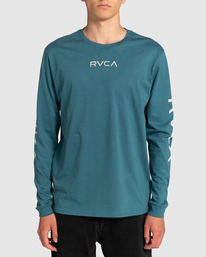 2 Big RVCA Sleeve - Longsleeve für Männer Blau EVYZT00112 RVCA