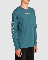 4 Big RVCA Sleeve - Longsleeve für Männer Blau EVYZT00112 RVCA