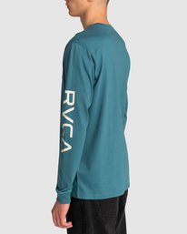 5 Big RVCA Sleeve - Longsleeve für Männer Blau EVYZT00112 RVCA