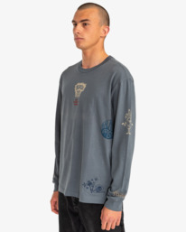 5 Scorched - T-shirt manches longues pour Homme Noir EVYZT00131 RVCA