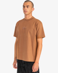 5 Balance Flock - Maglietta da Uomo Brown EVYZT00146 RVCA