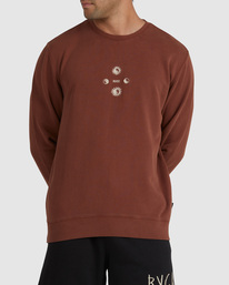 6 Balance Act - Sweatshirt für Männer Braun F1CRRARVF2 RVCA