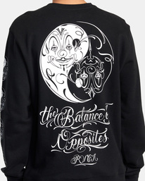 4 Mister Cartoon - Sweat pour Homme  F1CRRERVF2 RVCA