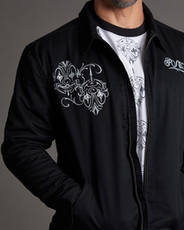 15 Mister Cartoon 2022 - Embroidered Jacket for Men Black F1JKRPRVF2 RVCA