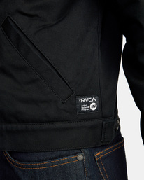 9 Mister Cartoon 2022 - Embroidered Jacket for Men Black F1JKRPRVF2 RVCA