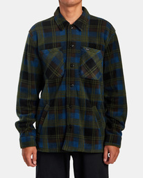 1 Yukon Hi Pile - Fleece-Jacke für Männer Grün F1JKRTRVF2 RVCA