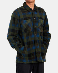 5 Yukon Hi Pile - Fleece-Jacke für Männer Grün F1JKRTRVF2 RVCA