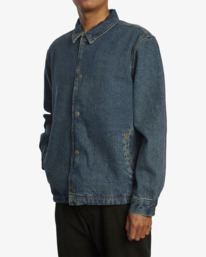 2 Everett 2022 - Denim Jacket for Men Blue F1JKRWRVF2 RVCA