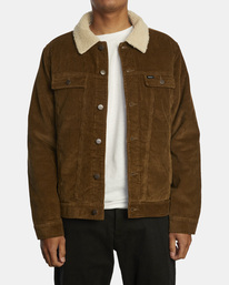 6 Waylon 2022 - Corduroy Jacket for Men Black F1JKSGRVF2 RVCA