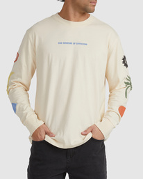 6 Breeze - Long Sleeve T-Shirt for Men Black F1LSRGRVF2 RVCA