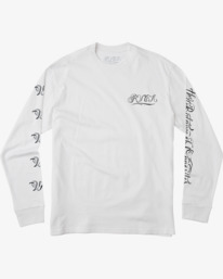 0 Mister Cartoon Laugh Now 2022 - T-shirt manches longues pour Homme Blanc F1LSRHRVF2 RVCA