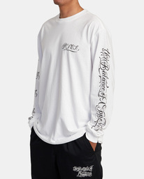 5 Mister Cartoon Laugh Now 2022 - T-shirt manches longues pour Homme Blanc F1LSRHRVF2 RVCA