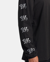 4 Mister Cartoon Laugh Now - Long Sleeve T-Shirt for Men Black F1LSRHRVF2 RVCA