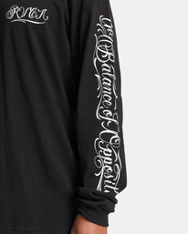 5 Mister Cartoon Laugh Now - Long Sleeve T-Shirt for Men Black F1LSRHRVF2 RVCA