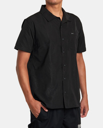 5 Mister Cartoon Smile Now - Short Sleeve Shirt for Men Black F1SHRBRVF2 RVCA