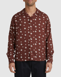 7 Balance Act 2022 - Chemise manches longues pour Homme Marron F1SHRMRVF2 RVCA