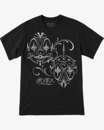 0 Mister Cartoon Balance Clowns 2022 - T-shirt en matière biologique pour Homme Noir F1SSRYRVF2 RVCA