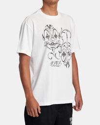 5 Mister Cartoon Balance Clowns 2022 - T-shirt en matière biologique pour Homme Blanc F1SSRYRVF2 RVCA