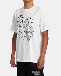 3 Mister Cartoon Balance Clowns 2022 - T-shirt en matière biologique pour Homme Blanc F1SSRYRVF2 RVCA