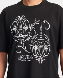 2 Mister Cartoon Balance Clowns 2022 - T-shirt en matière biologique pour Homme Noir F1SSRYRVF2 RVCA